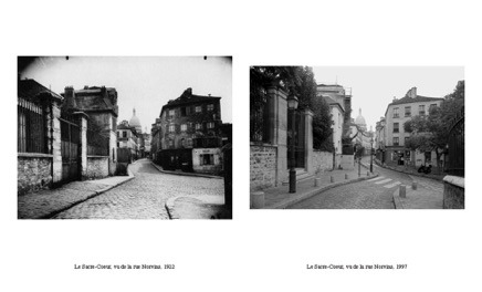 Le Sacre-Coeur, vu de la rue Norvins, 1922/1997